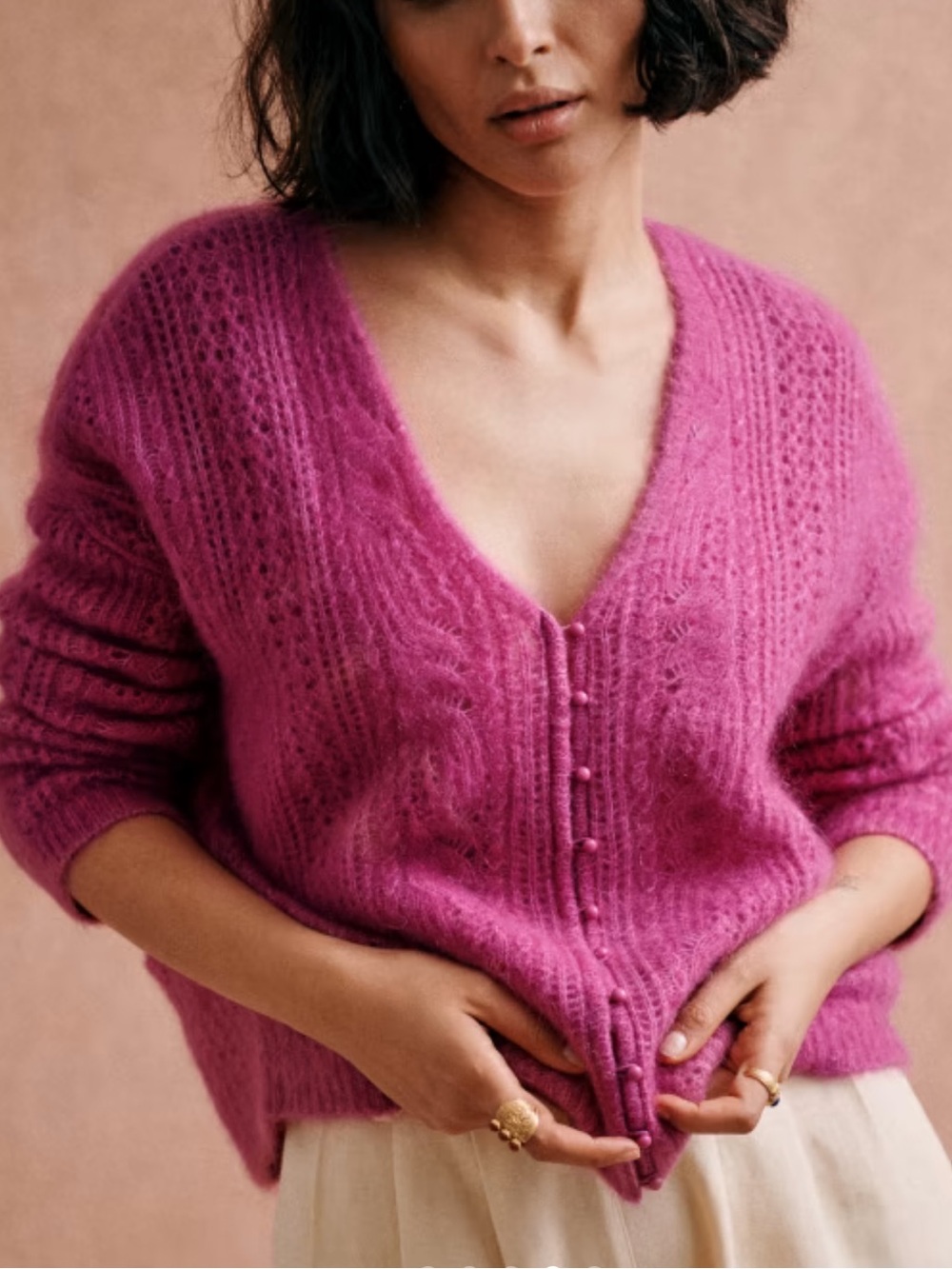 Sezane susanna cardigan